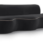 Swerve 100" Velvet Upholstered Sofa