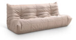 Relax 77.75" Vegan Leather Upholstered Sofa - Image 3