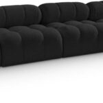 Ames 170" Boucle Fabric Upholstered 5pc. Modular Sofa