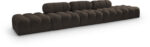 Ames 170" Boucle Fabric Upholstered 5pc. Modular Sofa - Image 5