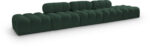 Ames 170" Boucle Fabric Upholstered 5pc. Modular Sofa - Image 3