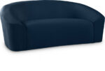 Riley 71" Velvet Upholstered Loveseat - Image 3