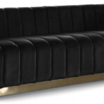 Marlon 86.5" Velvet Upholstered Sofa