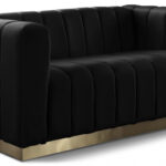 Marlon 62.5" Velvet Upholstered Loveseat