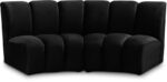 Infinity 83" Velvet Upholstered 2pc. Modular Sectional