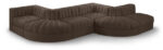 Rummi 175" Velvet Performance Fabric Upholstered 6pc. Modular Sectional - Image 4