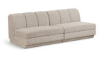 Modari 80" Fabric Upholstered 2pc. Armless Modular Sofa