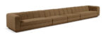 Modari 233.5" Fabric Upholstered 4pc. Modular Sofa - Image 3