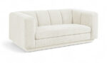 Modari 70.25" Fabric Upholstered Loveseat - Image 2