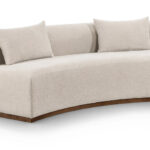Avanti 104" Chenille Fabric Upholstered Sofa