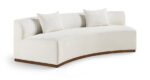 Avanti 104" Chenille Fabric Upholstered Sofa - Image 2