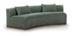 Avanti 104" Chenille Fabric Upholstered Sofa - Image 4