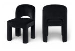 Celine Velvet Performance Fabric Upholstered Dining Chair