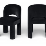 Celine Velvet Performance Fabric Upholstered Dining Chair