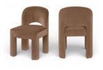 Celine Velvet Performance Fabric Upholstered Dining Chair - Image 5