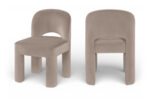 Celine Velvet Performance Fabric Upholstered Dining Chair - Image 6