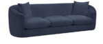 Penelope 92.5" Chenille Fabric Upholstered Sofa - Image 12