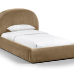 Celine Velvet Upholstered Twin Bed