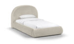 Celine Velvet Upholstered Twin Bed - Image 4