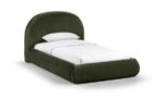 Celine Velvet Upholstered Twin Bed - Image 5