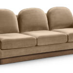 Diviento 89" Velvet Performance Fabric Upholstered Sofa