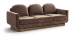 Diviento 89" Velvet Performance Fabric Upholstered Sofa - Image 4