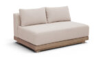 Solace 55" Olefin Performance Fabric Outdoor Patio Loveseat - Image 2