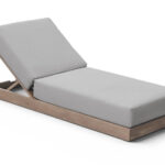 Solace Olefin Performance Fabric Outdoor Patio Chaise Lounge