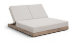 Solace Olefin Performance Fabric Outdoor Patio Double Chaise Lounge - Image 3