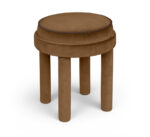 Velin Velvet Upholstered Ottoman - Image 7