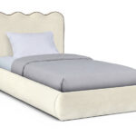 Tempo Velvet Upholstered Twin Bed