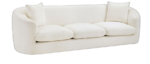 Penelope 92.5" Chenille Fabric Upholstered Sofa - Image 16