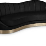 Shelly 91.5" Velvet Upholstered Sofa