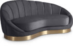 Shelly Velvet Upholstered Chaise - Image 2
