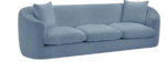 Penelope 92.5" Chenille Fabric Upholstered Sofa - Image 13