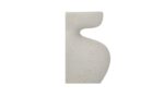 Vila 9.5In Sculptural Vessel Cream White - Image 8