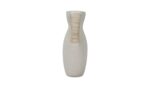 Vila 9.5In Sculptural Vessel Cream White - Image 6