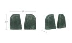 Zane Marble Bookends-Set Of 2 - Image 7