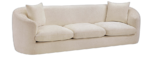 Penelope 92.5" Chenille Fabric Upholstered Sofa - Image 14