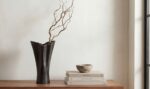 Yeri Cast Aluminum Vase Black - Image 2