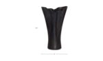Yeri Cast Aluminum Vase Black - Image 6