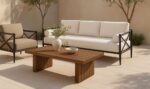 Willow Outdoor Sofa Cream - Image 2