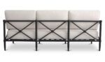 Willow Outdoor Sofa Cream - Image 5